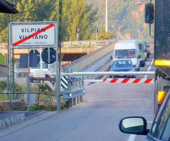 The 'Leaving Vilpian/Vilpiano' Sign.